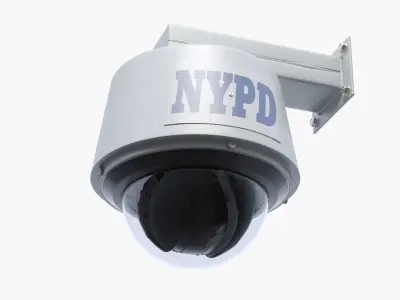 Street Camera NYPD CCTV 3D model