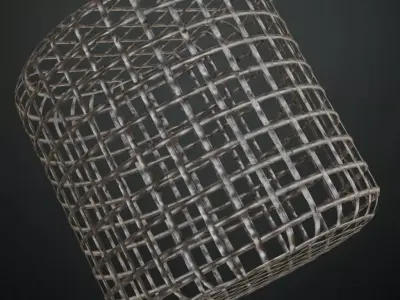 Fence Metal PBR Seamless Texture purchase