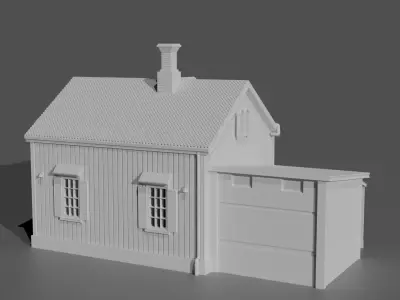 Single Family Home 3D print model