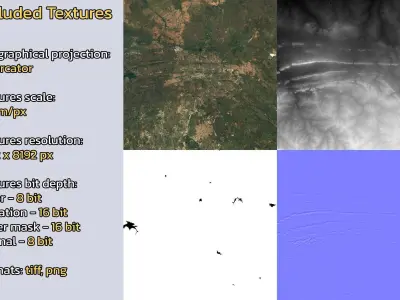 Pretoria South Africa City Landscape 3D Model 3D model