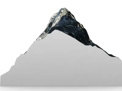 Mount assiniboine 3D model
