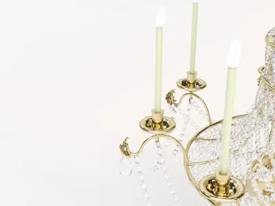 Classic Chandelier 3 3D model