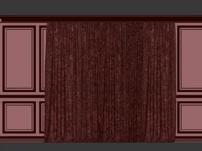 Curtain Set 201 3D model