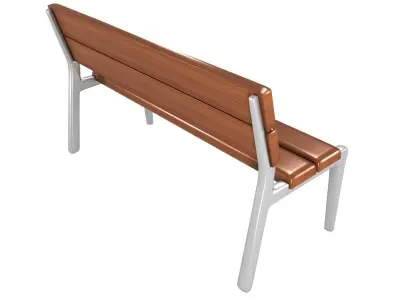 Modern Bench collection 6 3D model