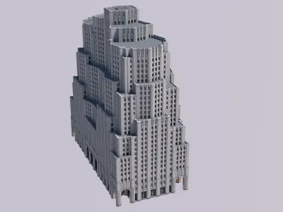 Metropolitan Life North Building 3D print model