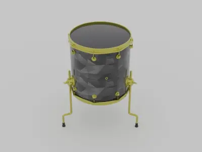Drum tom floor 3D model