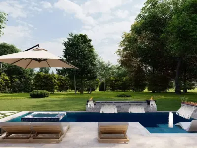 arden Landscape 3D Model - SketchUp and Lumion  3D model