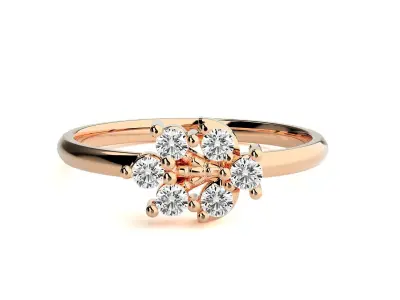 Women ring 3D print model 101