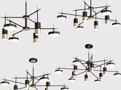 Bellto Chandeliers Set 3D model