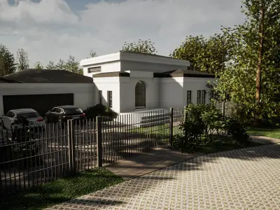 Vila house  Archicad 22  3D model 3D model