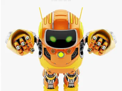 HUGE CUTE ROBOT II 3D model