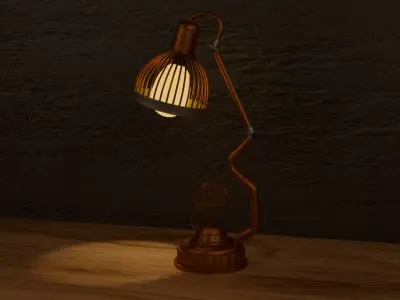 table lamp 3D model 52