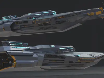  Battle Spaceship Grey 