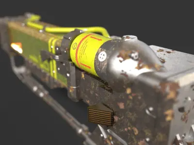 Fallout Laser Rifle 3D print model