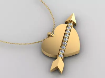 Pendant P044 3D Print Model 3D print model