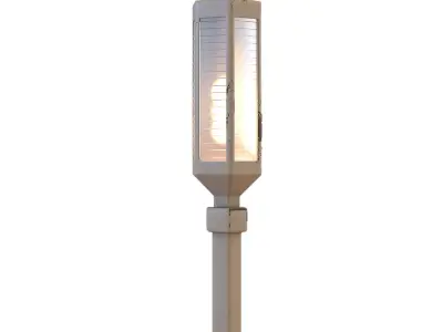 Street Lamp Low-poly 3D model