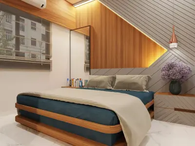 MODERN BEDROOM 3D model