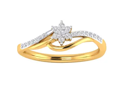 Women Ring Render 3dm STL MTL SLC JCD OBJ FBX Details 3D print model 54
