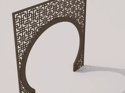 Oriental Partition 2 3D model