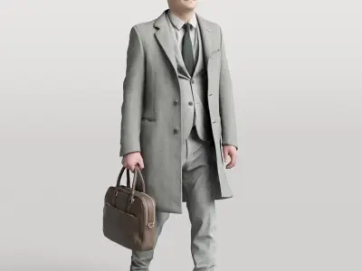 Humano 20-Collection 03 - ELEGANT STREET PEOPLE -20x 3D models  3D model