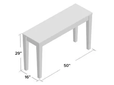 Soho Console Table 3D model