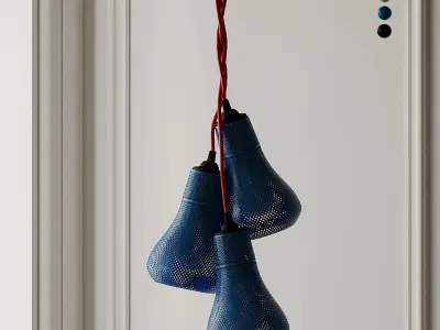 KAYANS Pendants by Plumen Chandelier 3D model