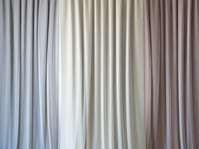 Curtains 127 Wayfair Harborcreek Solid Blackout Thermal Rod 3D model