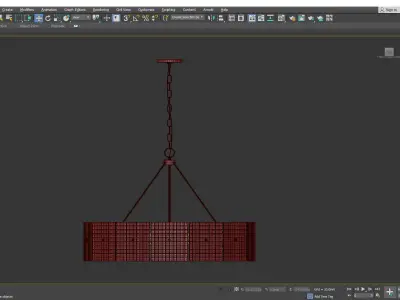 Capital Lighting Drew Chandelier Low-poly 3D model