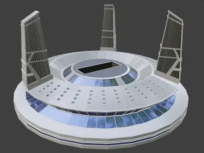 Star Labs CW The Flash Arrowverse 3D Model Low-poly 3D model