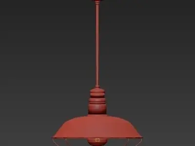 Retro Loft pendant 3D model