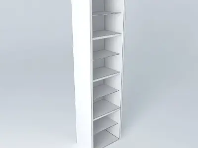 Shelf Cabinet Doors HREG2FS 22 6 BRW Milano Oak 3D model