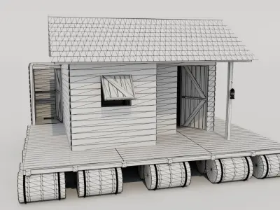 Floating House 3D print model
