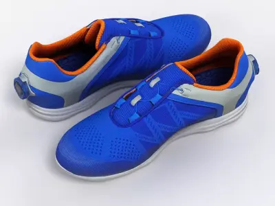 Slip-on Running Shoes 3D model