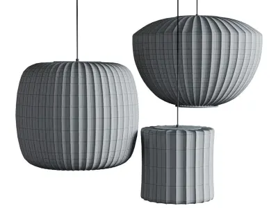 Roll Bubble Lantern Pendants 3D model