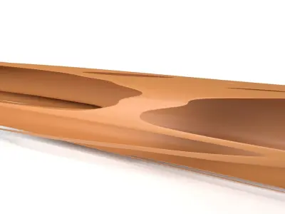 HippoII Dust Voronoi Low-poly 3D model