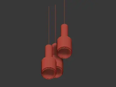 Alvar Aalto A110 Pendant Lamp designed by Alvar Aalto 3D model
