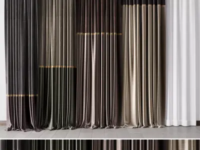 hadi curtain 33 3D model