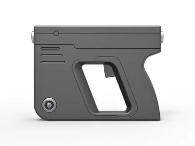 Violets Machine gun from the movie Ultraviolet 2006 3D model