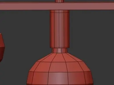 INDUSTRIAL CEILING LIGHT REDRUTH 3D model