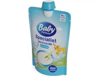 Specialist baby formula milk Baby and kids 3D model