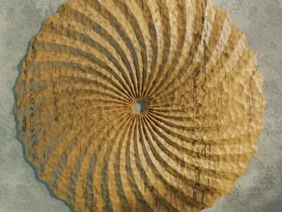 Decorative wall panel 3D print model