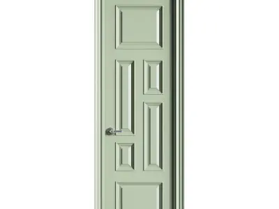 Modern entrance door 59 3D model