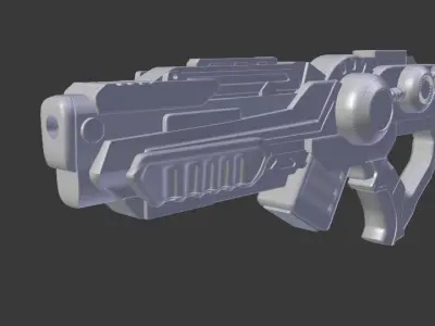 Light Strike Rifle 3D model