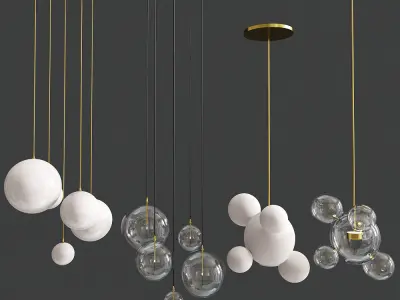 Replica Gallotti Bolle Ceiling Lighting 3D model