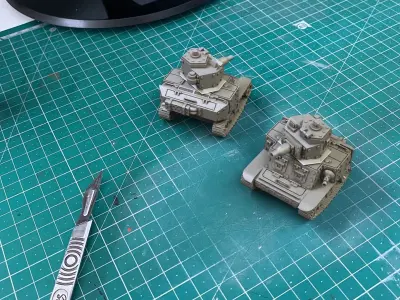 WW2 American Grot Tanks 3D print model