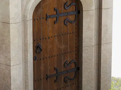 ArchViz - Vintage Door 3D model
