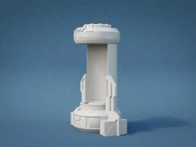 Fusion Capsule Low-poly 3D model