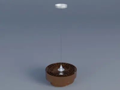 ceiling Light Low-poly 3D model