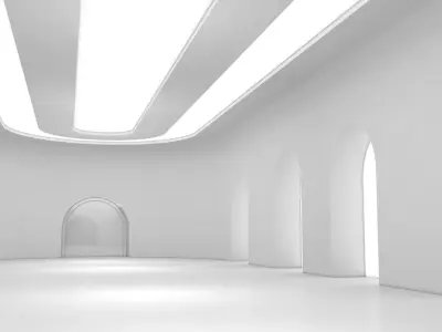 Sci Fi Warehouse Low-poly 3D model purchase