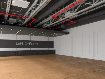 Loft Office 11 3D model